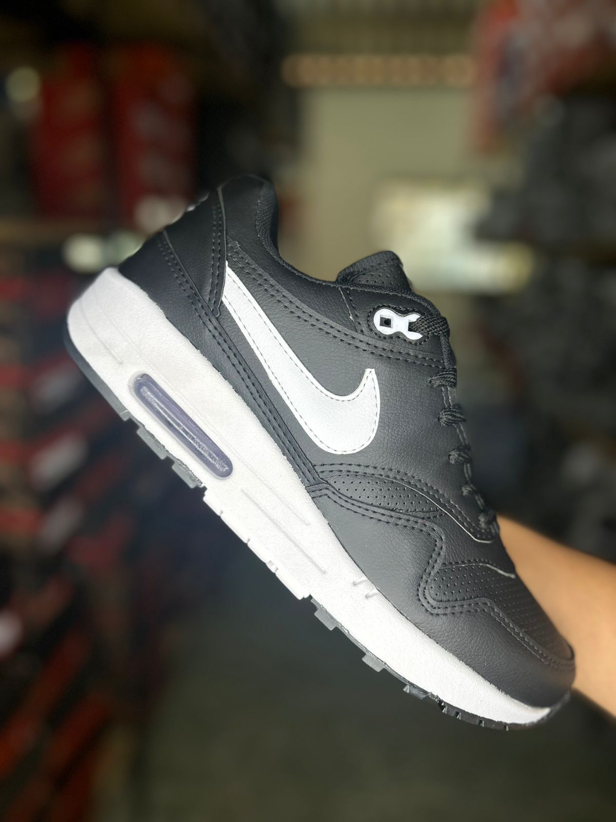 Air max fashion 90 masculino preto e cinza