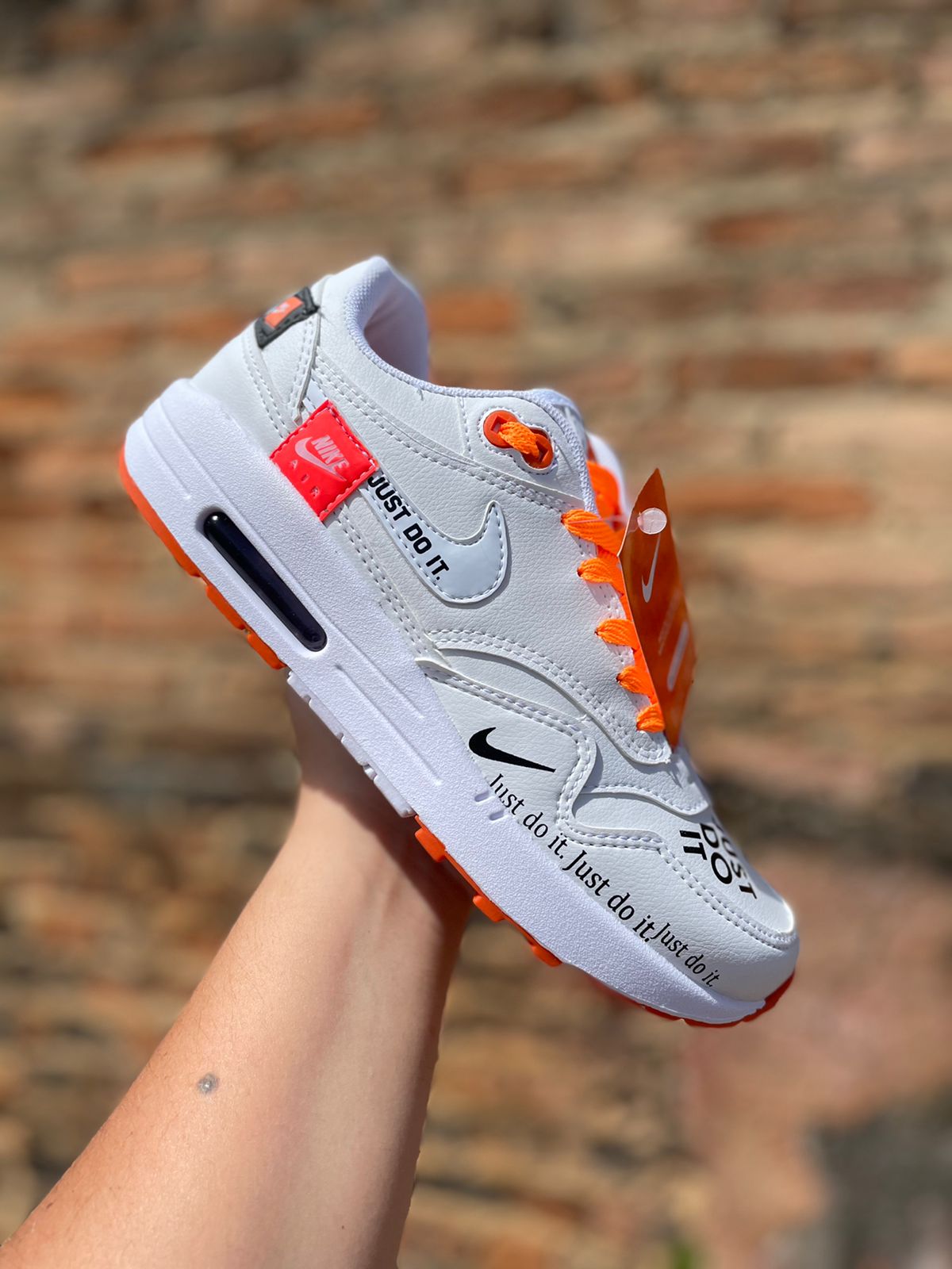 Tênis Air Max 90 Just do It Masculino Nike Laranja