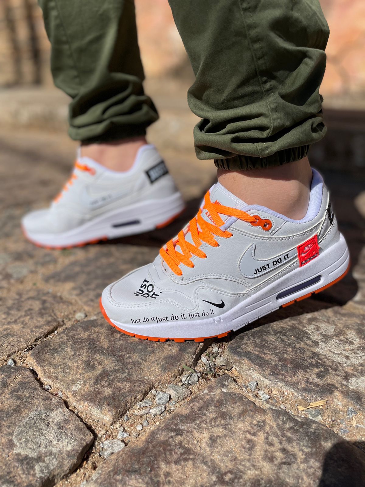 Tênis Air Max 90 Just do It Masculino Nike Laranja