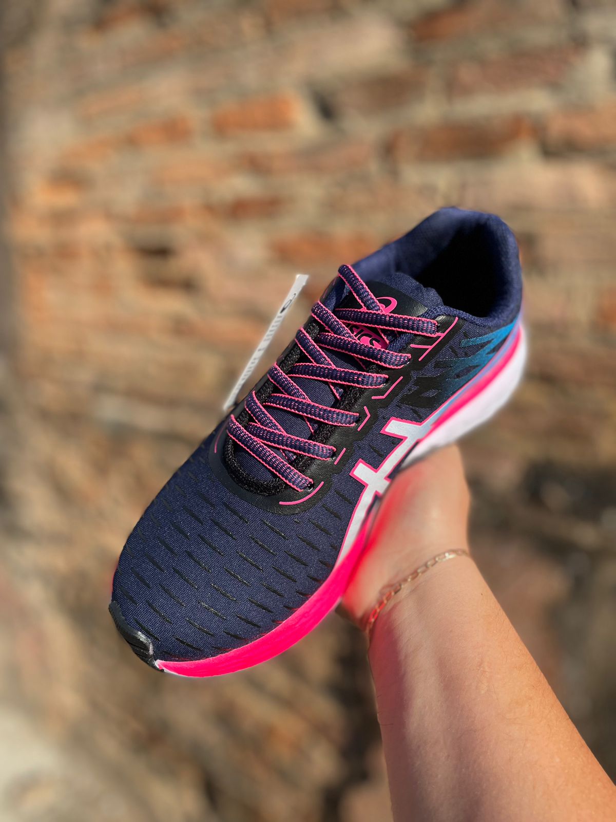 Tênis Gel Asics Feminino Azul/Rosa