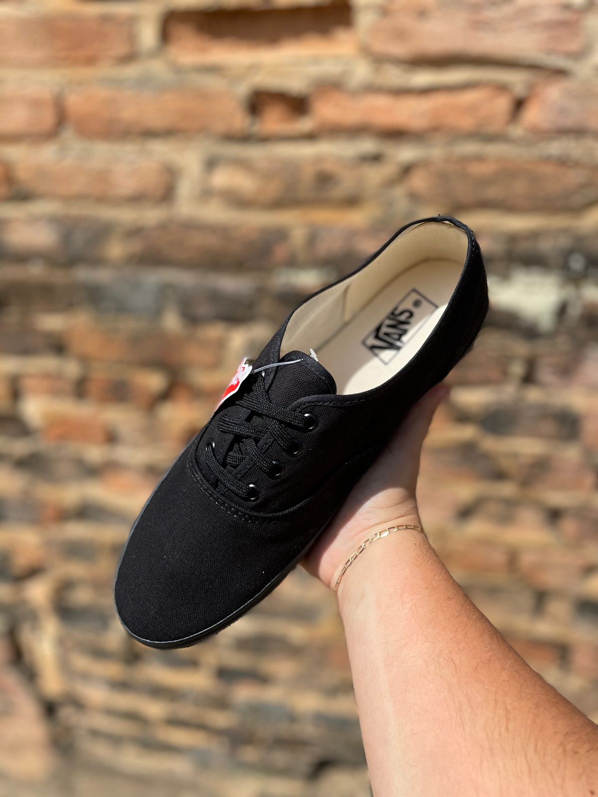 Tênis Authentic Unissex Vans Preto/Preto